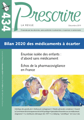 Prescrire Décembre 2019